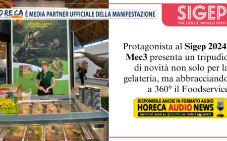 Mec3 protagonista del mondo della gelateria con le sue novità a Sigep 2024