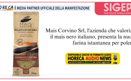 Mais Corvino presenta a Sigep la nuova farina istantanea di mais corvino per polenta