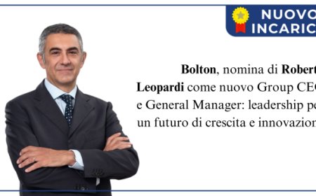 Roberto Leopardi è il nuovo Group CEO e General Manager di Bolton