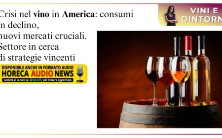 Vendita e consumo di vino in calo negli Stati Uniti, le aziende devono adattarsi al cambiamento