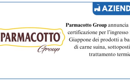 Parmacotto Group ottiene la certificazione per l’ingresso in Giappone dei prodotti a base di carne suina
