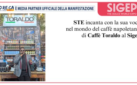 Caffè Toraldo a Sigep: un grande omaggio a Napoli con la cantante STE