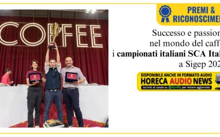 Campionati italiani di caffè SCA Italy: ecco tutti i vincitori