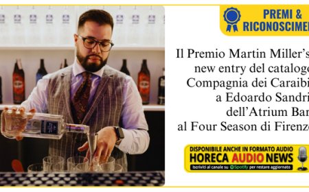 A Edoardo Sandri il "Premio Martin Miller’s Miglior Martini Cocktail d’Italia"