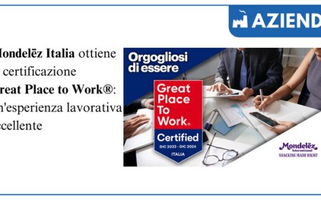 Mondelēz International Italia ottiene la certificazione Great Place to Work®