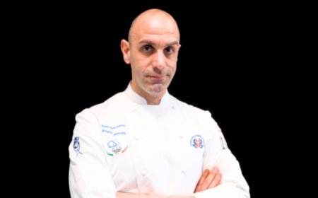 L'executive chef Angelo Biscotti del Lisander Fine Dining Restaurant in gara alle Olimpiadi della Cucina