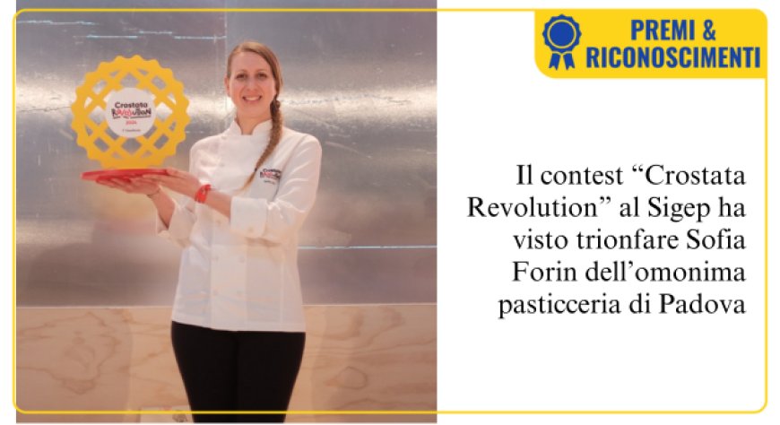 Sofia Forin ha trionfato al contest "Crostata Revolution"