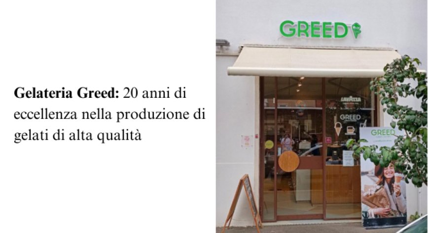 La gelateria Greed di Roma compie 20 anni