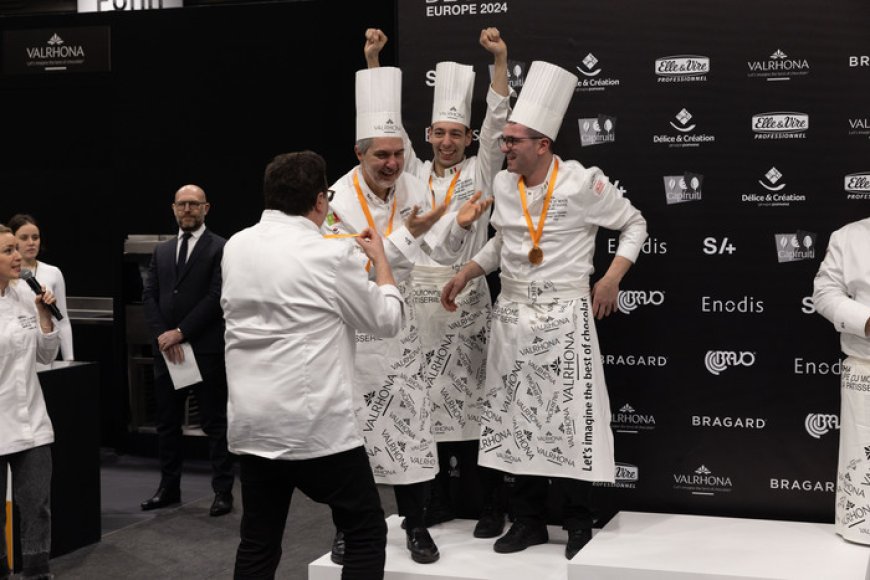 L'Italia è argento alla Coupe d’Europe de la Pâtisserie