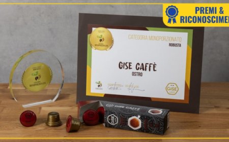 Ostro di Gise Caffè premiato con l’Award prodotto dalla Guida del Camaleonte