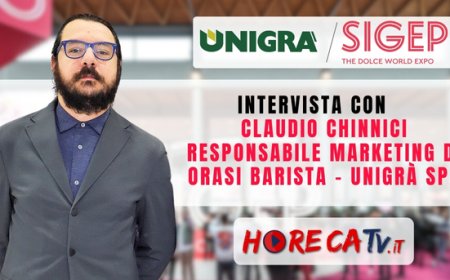HorecaTv a Sigep 2024: intervista con Claudio Chinnici di Orasì Barista - Unigrà Spa