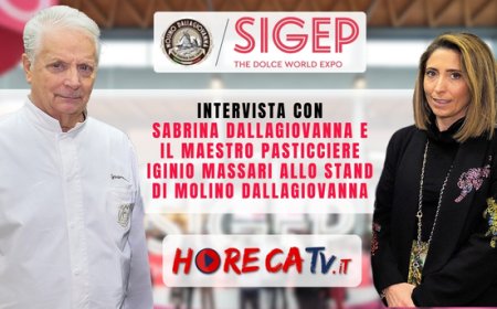 HorecaTv a Sigep 2024: intervista con Sabrina Dallagiovanna e il Maestro Iginio Massari allo stand Molino Dallagiovanna