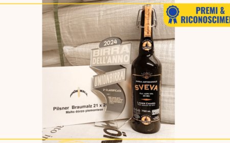 Birra dell'Anno. Medaglia d'argento per Sveva del Birrificio Grado Plato