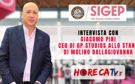 HorecaTv a Sigep 2024: intervista con Giacomo Pini di GP Studios allo stand di Molino Dallagiovanna