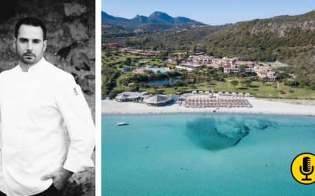 La pasticceria d'autore di Andrea Tortora all'Hotel Abi d'Oru, Sardegna