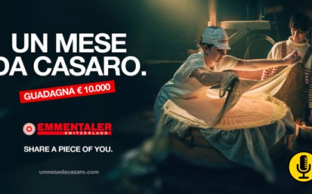 Emmentaler svizzero DOP invita i consumatori a vivere ''Un Mese da Casaro''
