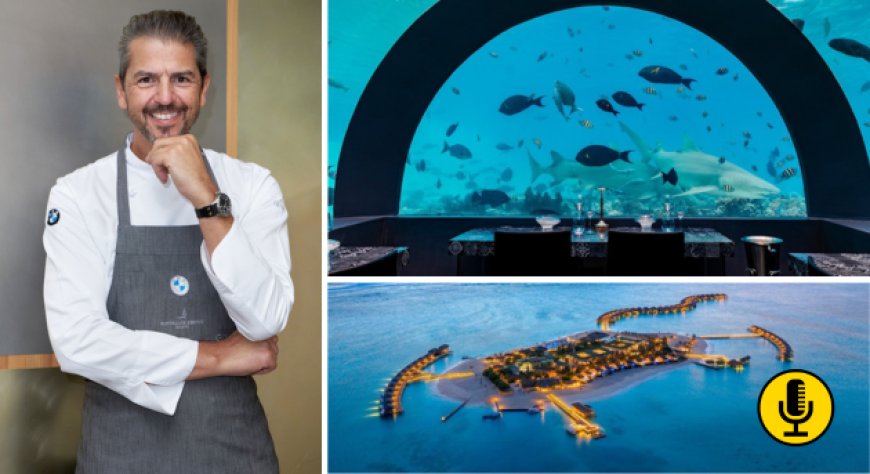 Andrea Berton rinnova l'accordo con il ristorante H2O Underwater del You&Me Maldives