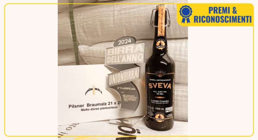 Birra dell'Anno. Medaglia d'argento per Sveva del Birrificio Grado Plato