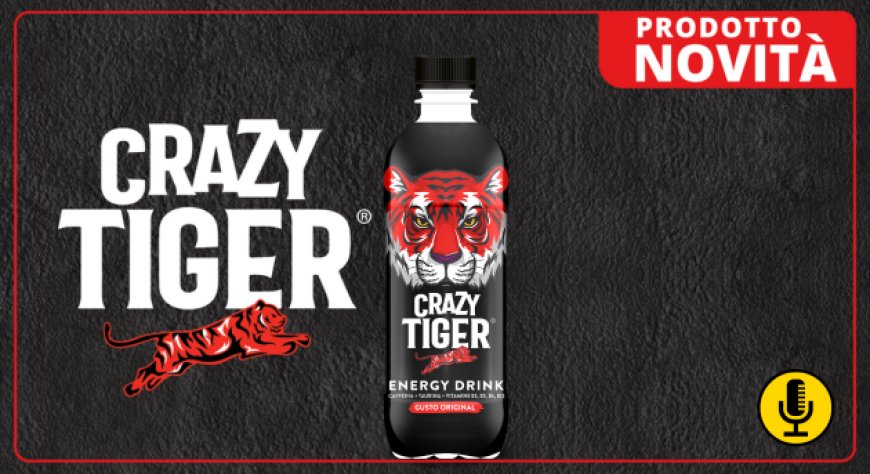 Arriva in Italia Crazy Tiger, l'energy drink di gruppo Royal Unibrew