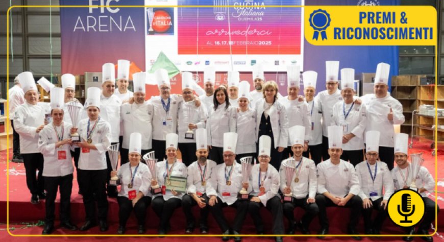 Il Team Avellino vince i Campionati della Cucina Italiana 2024