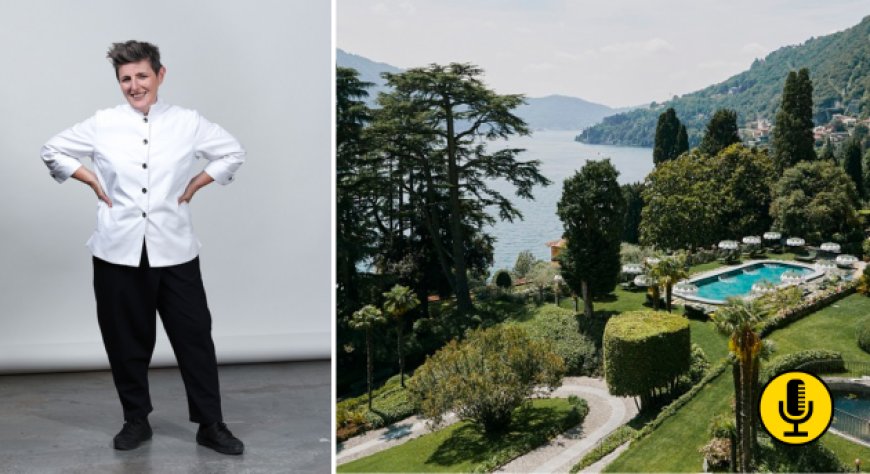 Viviana Varese sulle sponde del Lago di Como nella dimora Passalacqua per offrire una nuova esperienza gastronomica