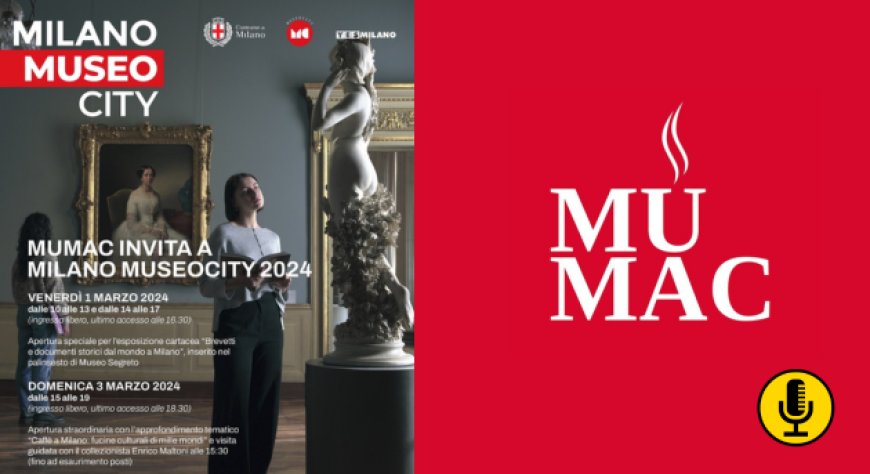 MUMAC partner di MuseoCity 2024: apertura straordinaria il primo weekend di marzo