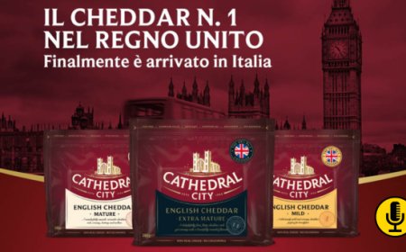 Atlante è distributore esclusivo per l'Italia di Cathedral City, cheddar numero uno del Regno Unito