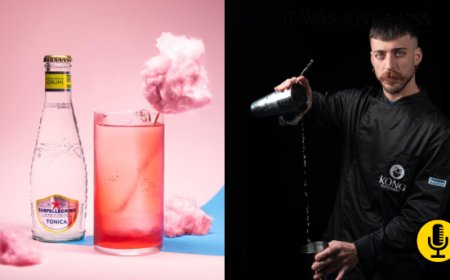 ''Cotton Candy Fizz'', il cocktail di Bibite Sanpellegrino per la Giornata Mondiale della Felicità