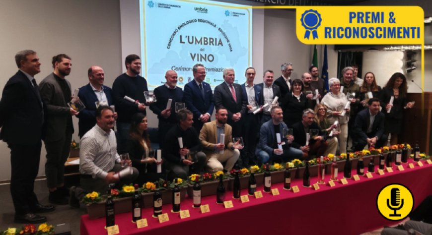 ''L'Umbria del vino'', svelati i vini vincitori del concorso enologico regionale