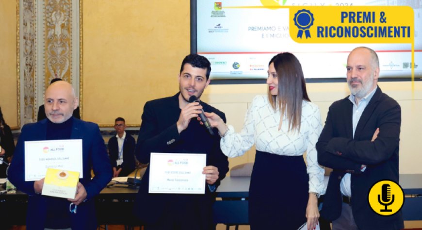 Assegnato a Mario Fiasconaro il premio Pasticciere dell'Anno di All Food Sicily