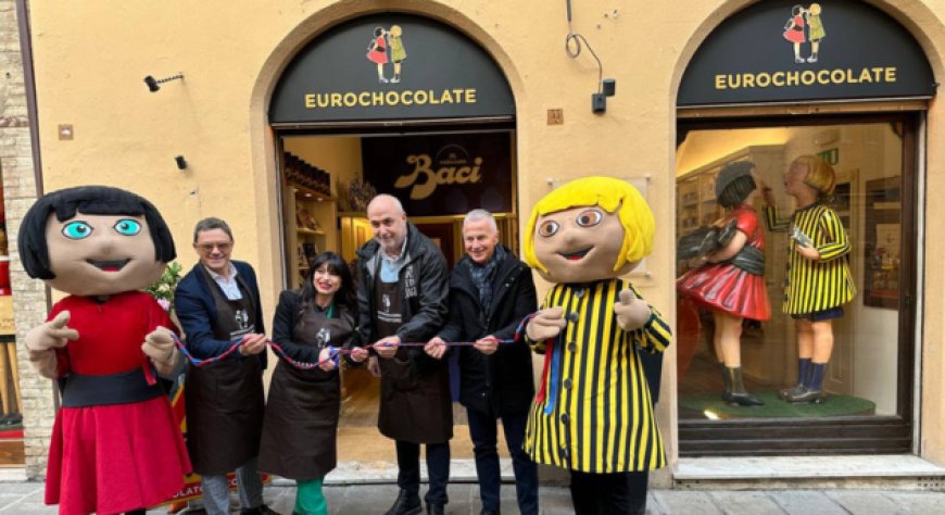 Ad Assisi apre un official flag store di Eurochocolate