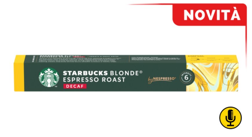 Starbucks® At Home presenta il nuovo Blonde Espresso Roast Decaf