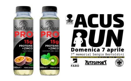 Acqua Sant'Anna sponsor della Acus Run