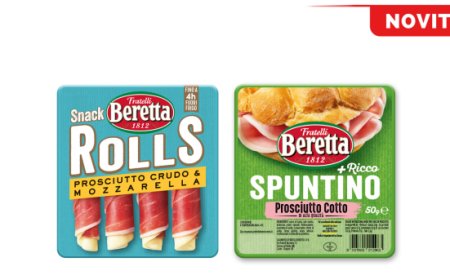 Fratelli Beretta arricchisce la gamma dei mini formati con Spuntino + Ricco e i nuovi Snack Rolls