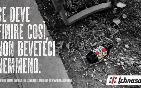 Birrificio Ichnusa: una campagna contro l'abbandono delle bottiglie di birra nell'ambiente
