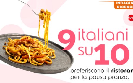 Pausa pranzo, 9 italiani su 10 la preferiscono al ristorante