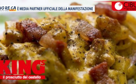 King's al Cibus: debutta il nuovo guanciale con sale di Trapani. In fiera gli showcooking di Chef in Camicia