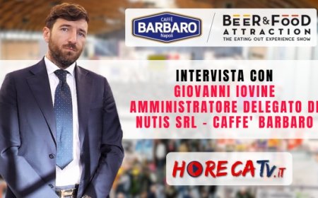 HorecaTv a Beer&Food Attraction 2024: Intervista con Giovanni Iovine di Nutis - Caffè Barbaro