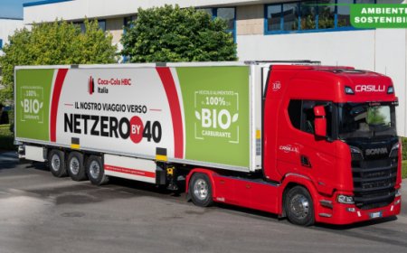 Coca-Cola HBC e Casilli Enterprise puntano sui veicoli a biocarburante per il trasporto del PET
