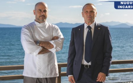 Al Ristorante Eatè lo Chef Gian Sebastian Minnai e il Restaurant Manager Fabio Rossi