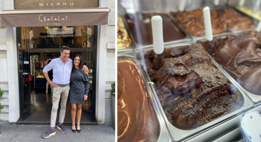 Donna Elvira e Chocolat Milano presentano il nuovo gelato al gusto di Cioccolato al Sale!