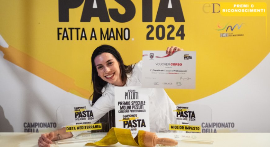 Ylenia Parente è la vincitrice del Campionato della Pasta fatta a mano