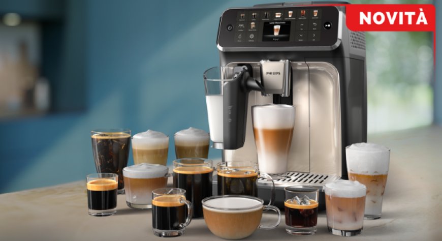 Caffè personalizzato per ogni gusto: Philips presenta la nuova Serie 5500 LatteGo