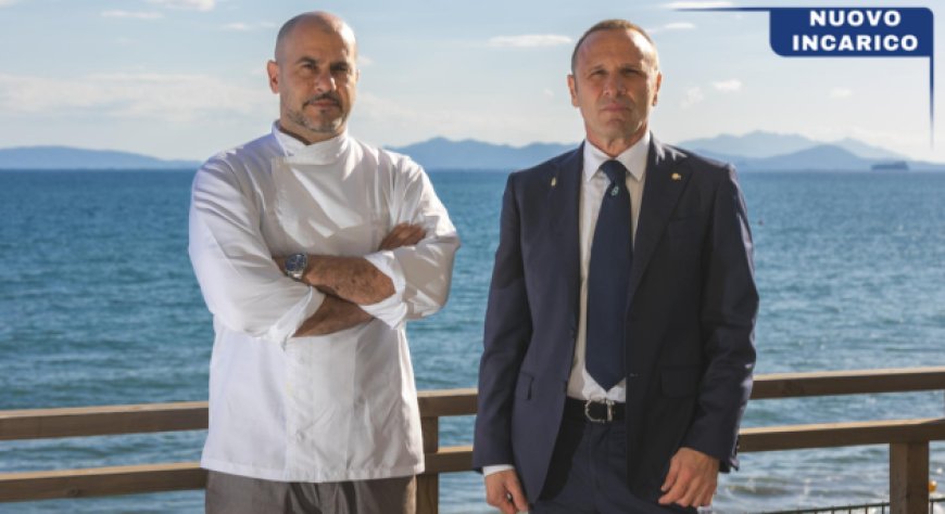 Al Ristorante Eatè lo Chef Gian Sebastian Minnai e il Restaurant Manager Fabio Rossi