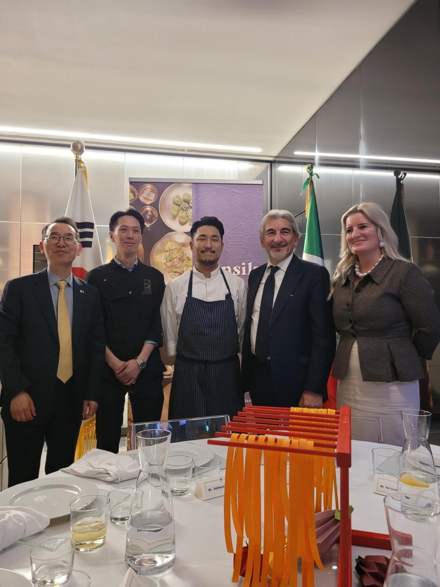 Da Seoul a Milano: un viaggio culinario per rafforzare le relazioni italo-coreane