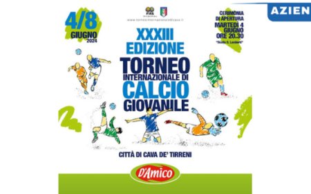 D'Amico Main Sponsor del Torneo Internazionale di Calcio Giovanile di Cava de’Tirreni