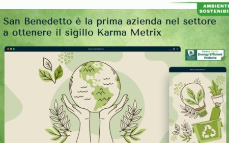 San Benedetto pioniere nella sostenibilità digitale con Karma Metrix