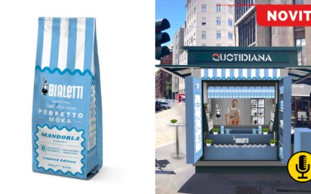 Bialetti presenta il Perfetto Moka alla mandorla con un inedito pop-up café nel cuore di Milano