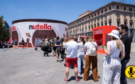 Ferrero lancia il nuovo Nutella Ice Cream in Piazza Municipio a Napoli
