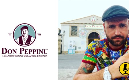 Peppe Flamingo sfida Iginio Massari in gelateria